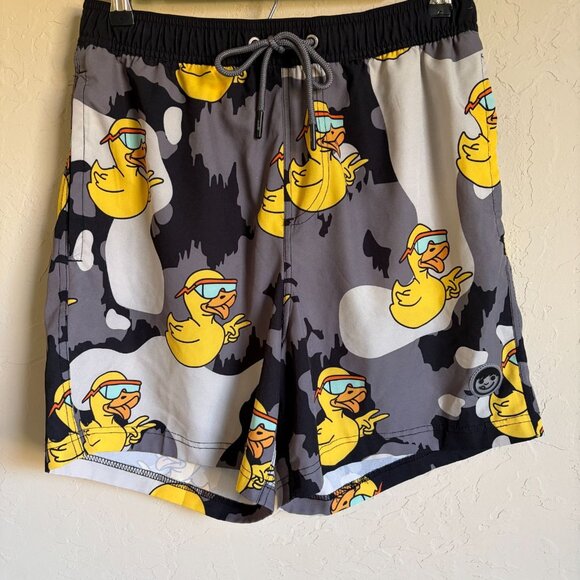 NEFF Duck Camo Swim Trunks Shorts Size Large Sunglasses - Picture 1 of 6